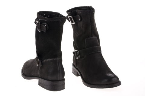 Botki damskie Dolce Pietro 0581-001-04-1 czarne Botki damskie Dolce Pietro 0581-001-04-1 czarne