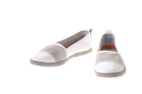 Espadryle damskie Jezzi 1-79-69 biały Espadryle damskie Jezzi 1-79-69 biały