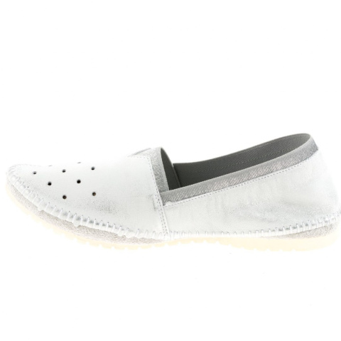 Espadryle damskie Maciejka 03472-35/00-0 srebro przecierka Espadryle damskie Maciejka 03472-35/00-0 srebro przecierka
