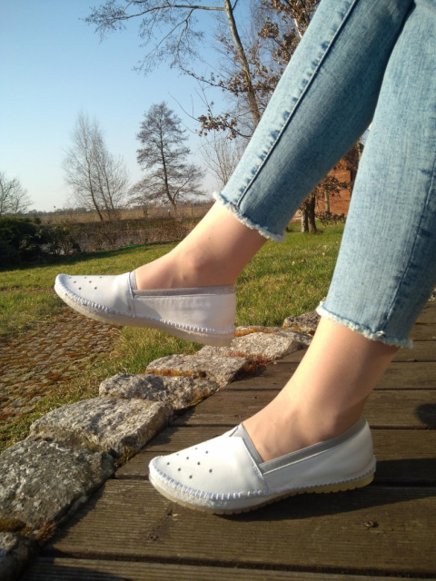 Espadryle damskie Maciejka 03472-35/00-0 srebro przecierka Espadryle damskie Maciejka 03472-35/00-0 srebro przecierka