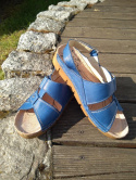 Sandały damskie Łukbut 554 niebieski