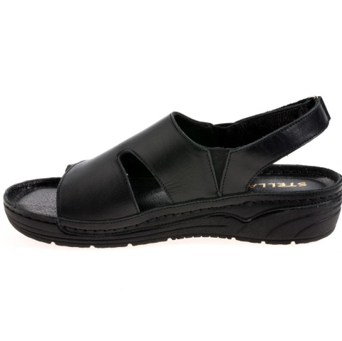 Sandały damskie Stella 878 czarny -24 Sandały damskie Stella 878 czarny -24