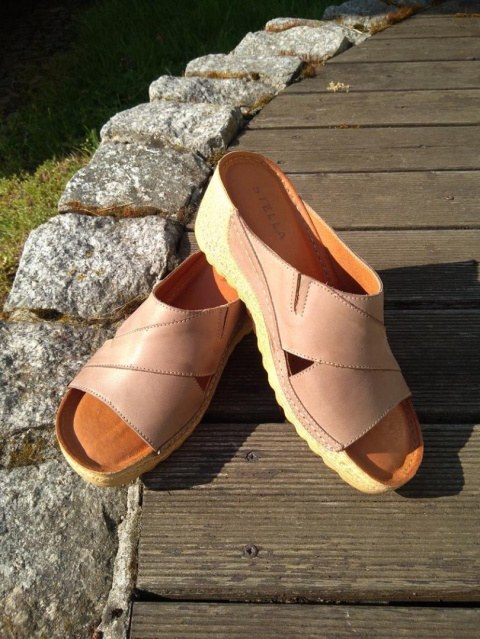 Klapki damskie Stella 881 cappuccino-12 Klapki damskie Stella 881 cappuccino-12