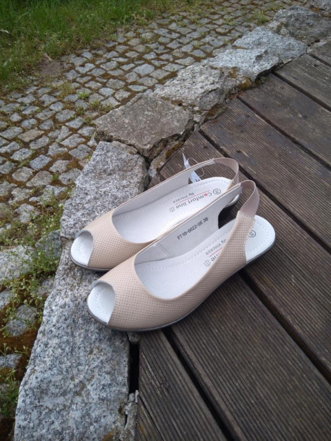 Sandały damskie Vinceza FT18-8622-BE beż Sandały damskie Vinceza FT18-8622-BE beż