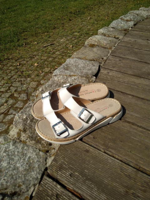 Klapki damskie Vinceza SG18-7764 biały Klapki damskie Vinceza SG18-7764 biały