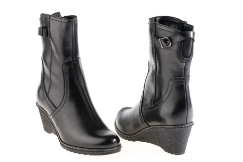 Botki damskie Dolce Pietro 0717-001-01-5 czarny Botki damskie Dolce Pietro 0717-001-01-5 czarny