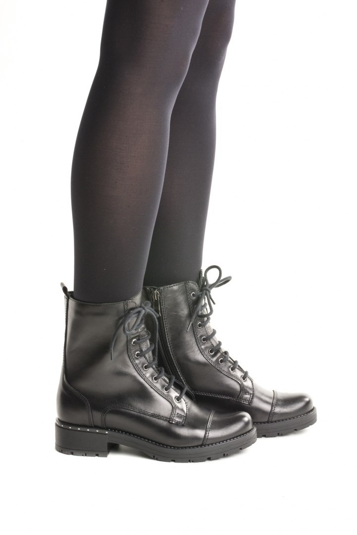 Botki damskie Dolce Pietro 2065-001-01-5 czarny lico Botki damskie Dolce Pietro 2065-001-01-5 czarny lico