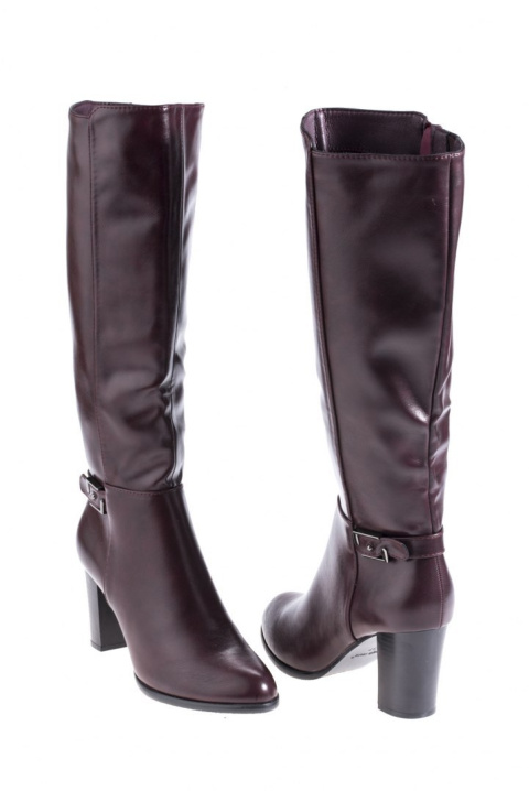 Kozaki damskie Sergio Leone KZ290 bordo pu Kozaki damskie Sergio Leone KZ290 bordo pu