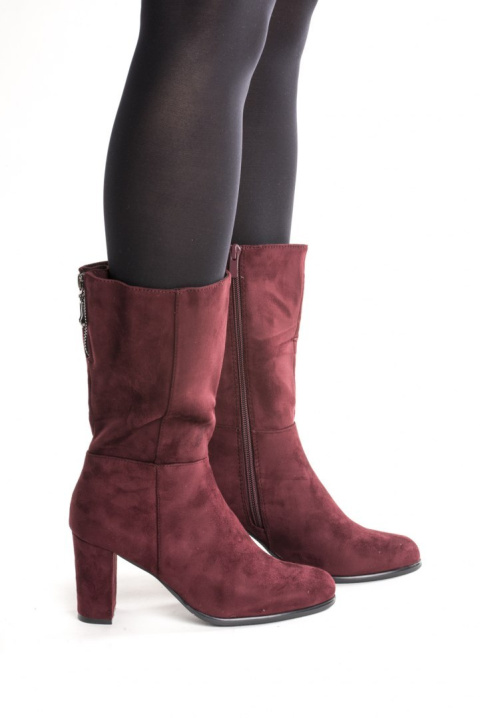 Botki damskie Sergio leone kz 270 bordo mic Botki damskie Sergio leone kz 270 bordo mic
