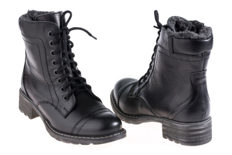 Botki damskie Stella 1184 czarny-24 Botki damskie Stella 1184 czarny-24