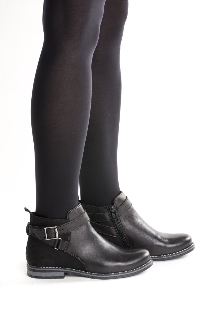 Botki damskie Stella 4048 czarny-41, czarny-42 Botki damskie Stella 4048 czarny-41, czarny-42