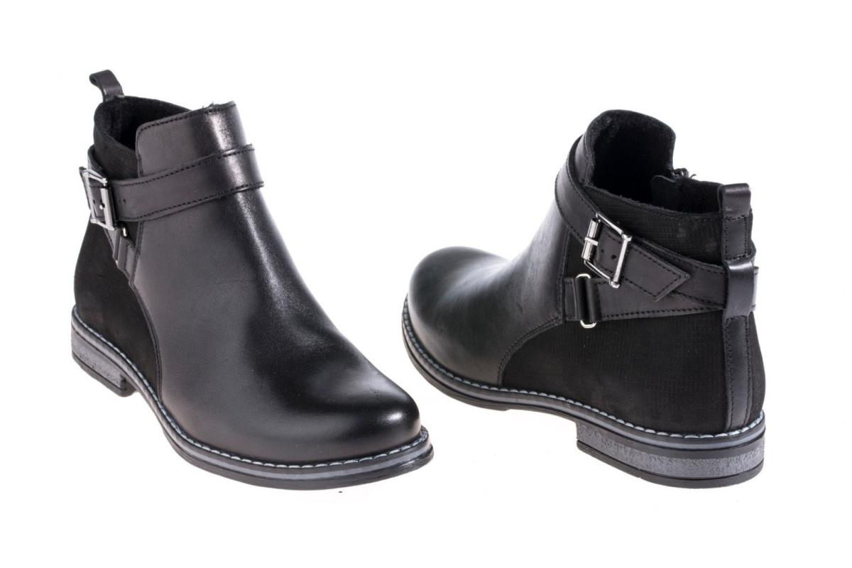 Botki damskie Stella 4048 czarny-41, czarny-42 Botki damskie Stella 4048 czarny-41, czarny-42