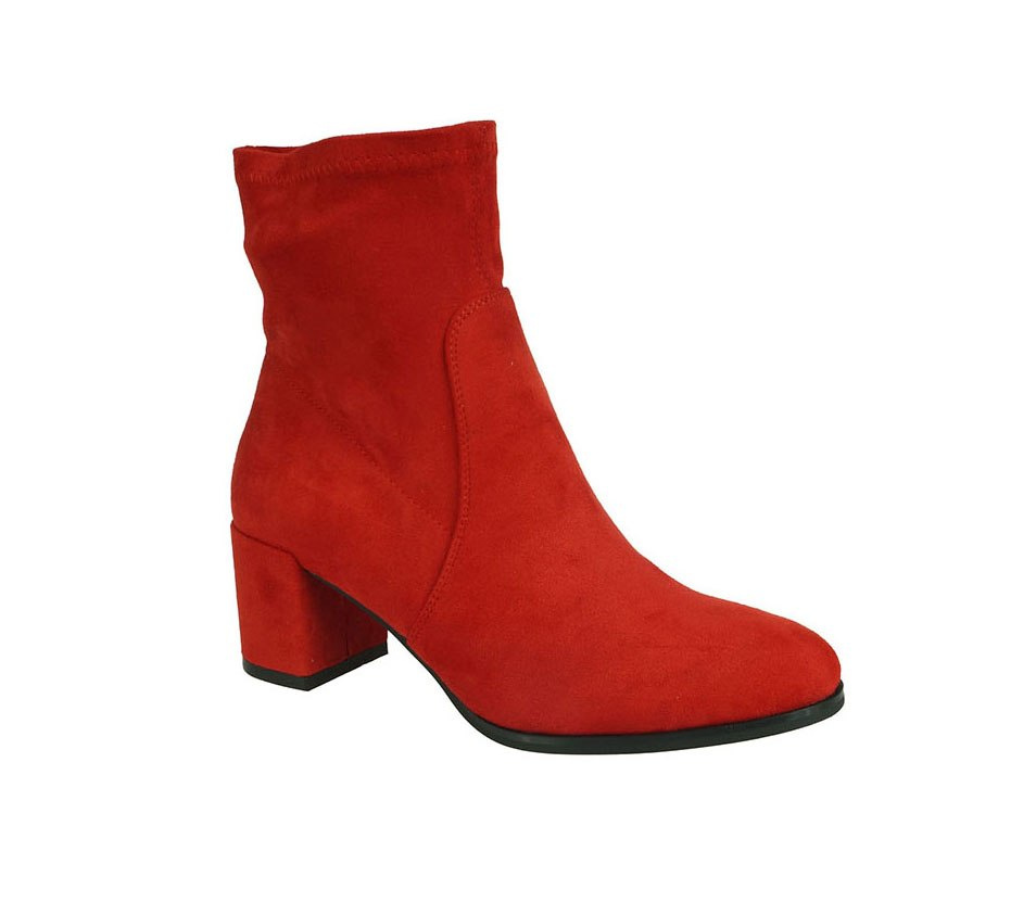 Botki damskie Sergio Leone BT 150 czerwony mic Botki damskie Sergio Leone BT 150 czerwony mic