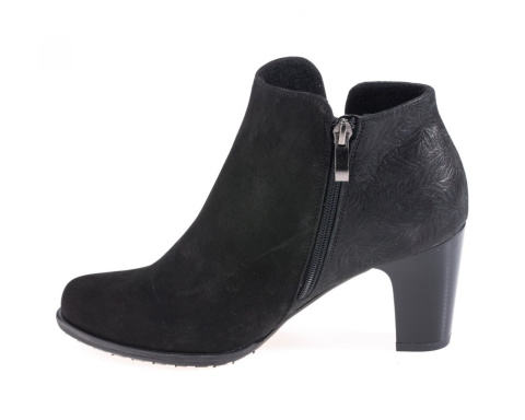 Botki damskie MS Z01202 czarny Botki damskie MS Z01202 czarny