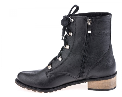 Botki damskie MS Z01221 czarny Botki damskie MS Z01221 czarny