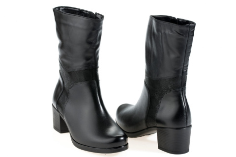 Botki damskie Markko 1728 czarne Botki damskie Markko 1728 czarne