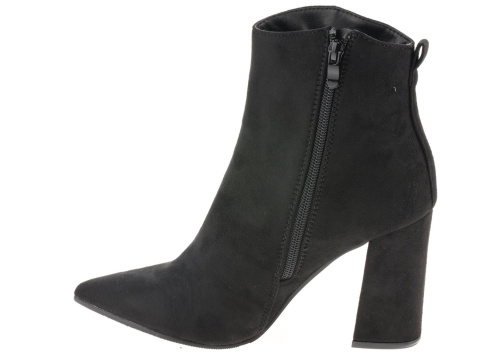 Botki damskie Jezzi 9BT35-1485-BLACK czarne Botki damskie Jezzi 9BT35-1485-BLACK czarne
