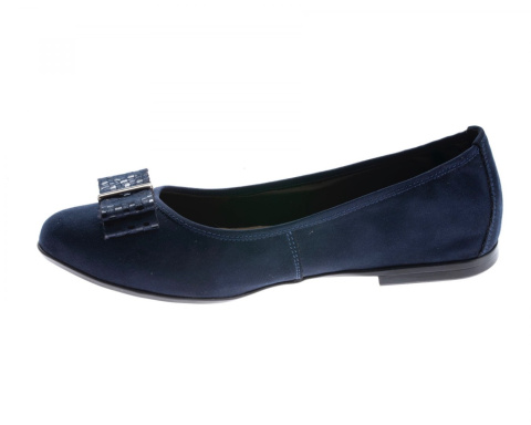 Baleriny damskie Cortesini 02335 granat/zamsz Baleriny damskie Cortesini 02335 granat/zamsz