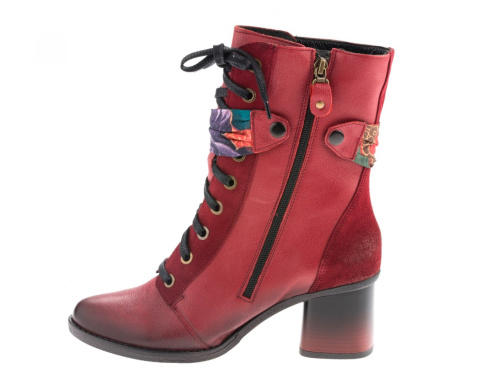Botki damskie Maciejka 04353-23/00-3 polar bordo Botki damskie Maciejka 04353-23/00-3 polar bordo