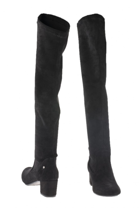 Kozaki damskie Juma 2737 strecz bukara czarny Kozaki damskie Juma 2737 strecz bukara czarny