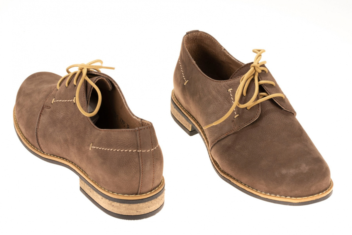 Półbuty damskie Wasak 0393 khaki nubuk Półbuty damskie Wasak 0393 khaki nubuk