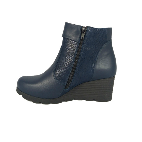Botki damskie Markko 1644 granat Botki damskie Markko 1644 granat