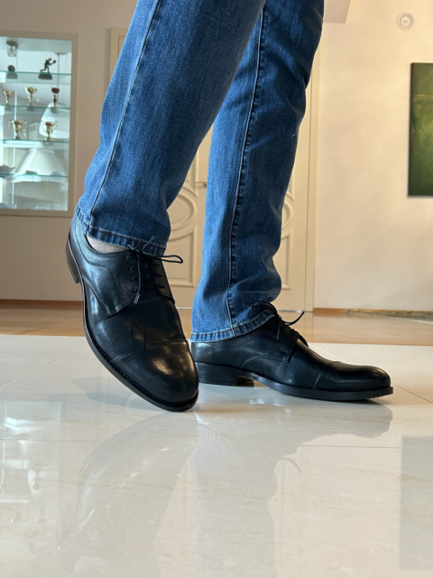 Półbuty męskie Moskała mor-30/mr czarny rustic Półbuty męskie Moskała mor-30/mr czarny rustic