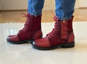 Botki damskie Maciejka K7155-08/00-7 czerwony