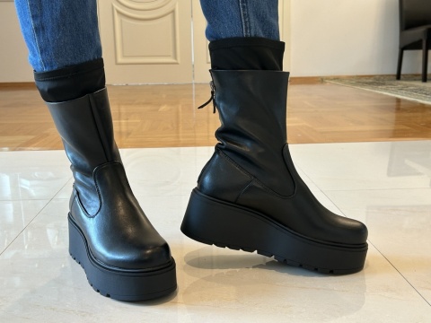 Botki damskie Maciejka K7161-01/00-7 czarny