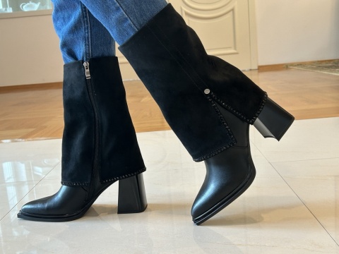 Botki damskie Maciejka K7206-01/00-8 czarny