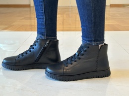 Botki damskie Ravini 23661 czarny