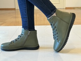 Botki damskie Ravini 23661 khaki