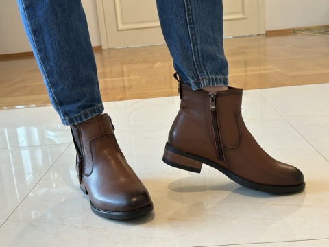 Botki damskie Sabatina DM 25-224l brown