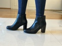Botki damskie Sergio Leone BT 25015 czarny pu