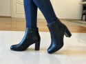 Botki damskie Sergio Leone BT 25015 czarny pu