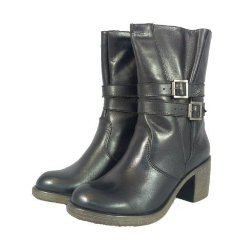 Botki damskie Dolce Pietro 0774-001-01-4 czarny Botki damskie Dolce Pietro 0774-001-01-4 czarny
