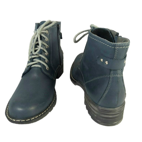 Trzewiki damskie Stella 2032 granat-7 Trzewiki damskie Stella 2032 granat-7