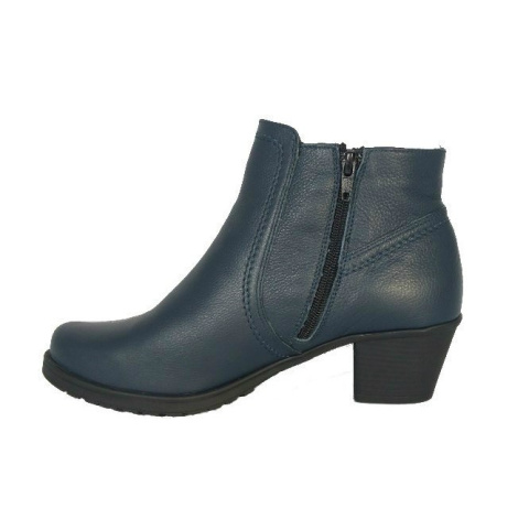Botki damskie Markko 1635 granat groch Botki damskie Markko 1635 granat groch