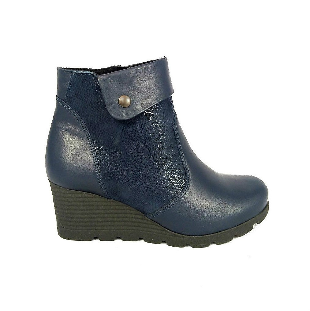 Botki damskie Markko 1644 granat Botki damskie Markko 1644 granat