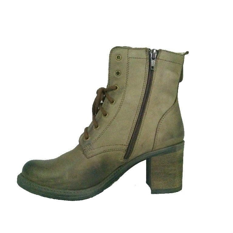 Botki damskie Stella 4001 oliwka-8 Botki damskie Stella 4001 oliwka-8