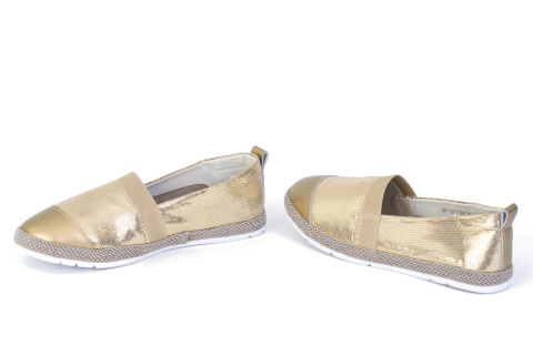 Espadryle damskie Filippo DP110/17 go złoty Espadryle damskie Filippo DP110/17 go złoty