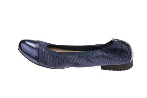 Baleriny damskie Filippo DP053/17 NV niebieskie Baleriny damskie Filippo DP053/17 NV niebieskie