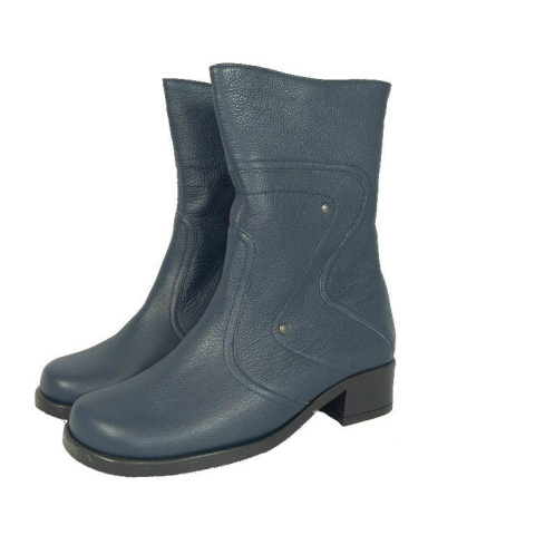 Botki damskie Markko 1634 granat Botki damskie Markko 1634 granat