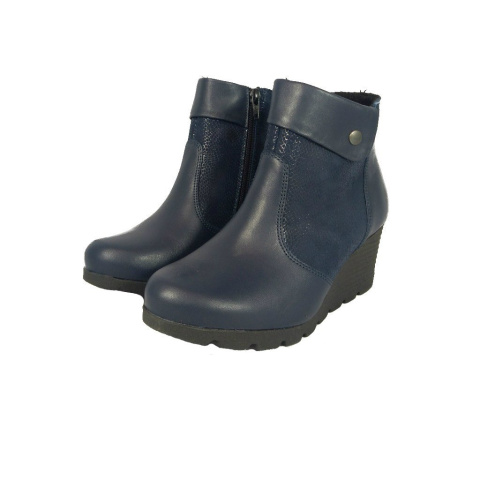 Botki damskie Markko 1644 granat Botki damskie Markko 1644 granat