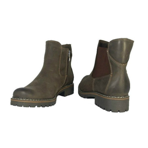 Botki damskie Dolce Pietro 1077-002-01-5 brąz sch Botki damskie Dolce Pietro 1077-002-01-5 brąz sch