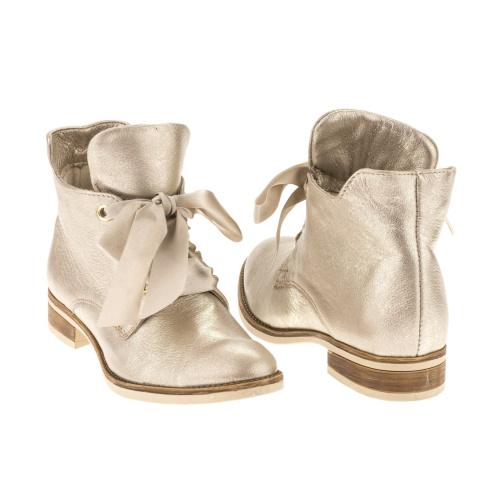Botki damskie Dolce Pietro 2049-125-01-2 platyna koza Botki damskie Dolce Pietro 2049-125-01-2 platyna koza